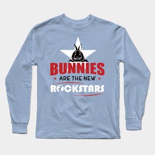 Bunnies are rockstars Long Sleeve T-Shirt